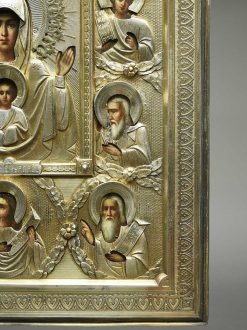 Art Nouveau | Galerie Puch Icone Icon Kurskaja Avec Un Riza En Argent Dore