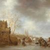 Louis Xiii | Floris van Wanroij Fine Art Isaac Van Ostade (1621 1649) - Paysage D'Hiver