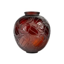 Verrerie, Cristallerie | BG Arts 1923 Rene Lalique - Vase Gros Scarabees