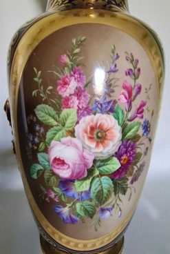 Louis-Philippe | Anne Besnard Vases En Porcelaine D'Epoque Restauration