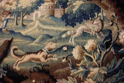 Tapisserie & Tapis | Méounes Antiquités Grande Tapisserie D'Aubusson La Chasse Au Renard , Debut Du Xviiie