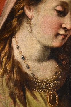 Xviiie Siecle | Antichità Castelbarco Portrait D'Une Jeune Princesse - Gaspare Diziani (1689 - 1767)