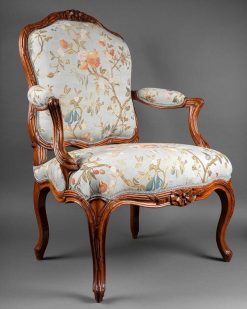 Sieges | Franck Baptiste Paris Paire De Fauteuils A La Reine Par Nogaret, Lyon Vers 1770