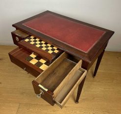 Louis Xvi | Sérignan Antiquités Petit Bureau De Boudoir A Evolution, De Jeux D'Epoque Louis Xvi Vers 1780