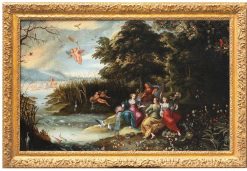 Louis Xiii | Galerie Nicolas Lenté L'Allegorie Des Quatre Elements, Eleve De Jan Brueghel Le Jeune (1601-1678)