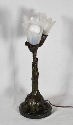 Art Nouveau | Galerie Lauretta Lampe En Bronze Art Nouveau Ludwig Beck 1895