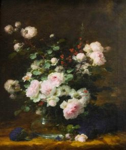 Nouveautes | Tomaselli Collection Andre Perrachon (1828 -1908) - Vase De Roses