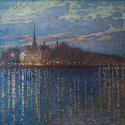 Xxe Siecle | ClassicArtworks Stockholm Axel Erdmann (1873-1954) - Vue Sur Gamla Stan, Stockholm 1910