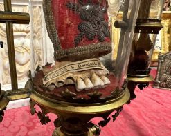 Art Sacre, Objets Religieux | Le jardin des Moines Monstrance Reliquaire Neo-Gothique A Trois Cylindres, 19E Siecle