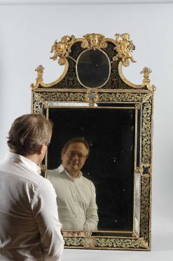 Miroirs, Trumeaux | Galerie Gilles Linossier Miroir Suedois Du Xviiie Siecle Attribue A Burchardt Precht