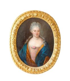 Louis Xiv | GSLR Antiques Ecole Francaise Du Xviiie Siecle, Portrait De Dame