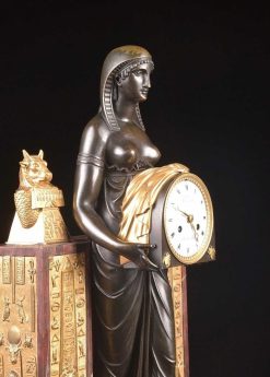 Horloges, Cartels | Mora Antiques Pendule Retour D'Egypte Par Ravrio Et Mensil, France Epoque Empire