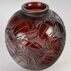 Verrerie, Cristallerie | BG Arts 1923 Rene Lalique - Vase Gros Scarabees