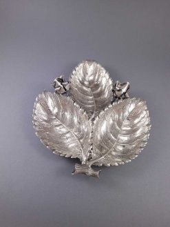 Argenterie Et Orfevrerie | Alexis Allegro Buccellati - Coupelle Feuilles En Argent Massif