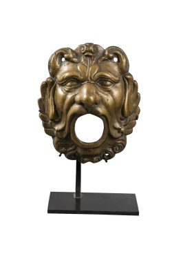 Renaissance | Galerie Sismann Bouche De Fontaine Masque De Lion En Bronze Dore Allemagne, Xvie-Xviie Siecle