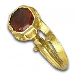 Bijouterie, Joaillerie | Matthew Holder Bague Renaissance En Or Avec Un Grenat Hessonite