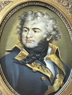 Empire | Galerie Maxime Fustier Portrait Sur Ivoire Du General Kleber, D'Apres Le Tableau De Paulin Guerin