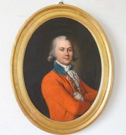 Directoire | GSLR Antiques Ecole Francaise Du 18E Siecle, Portrait D'Homme D'Epoque Directoire