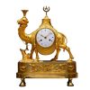 Empire | Richard Redding Antiques Pendule Empire En Bronze Dore "Au Dromadaire" Par Basile-Charles Le Roy