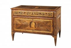 Louis Xvi | Riccardo Moneghini Commode Italienne D'Epoque Louis Xvi Marquetee En Divers Bois