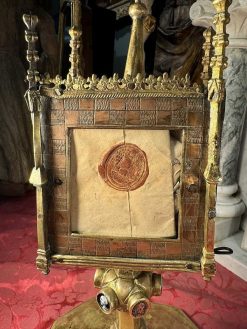 Renaissance | Le jardin des Moines Monstrance Reliquaire En Cuivre, Fin Xvedebut Xvie