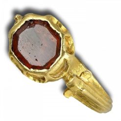 Bijouterie, Joaillerie | Matthew Holder Bague Renaissance En Or Avec Un Grenat Hessonite