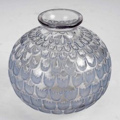 Nouveautes | BG Arts 1930 Rene Lalique - Vase Grenade Bleu