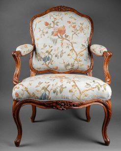 Sieges | Franck Baptiste Paris Paire De Fauteuils A La Reine Par Nogaret, Lyon Vers 1770