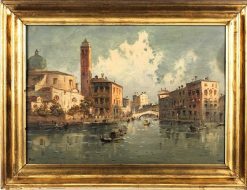 Napoleon Iii | Romano Ischia Venise, Le Grand Canal A Cannaregio - Giuseppe Riva (1834-1916)