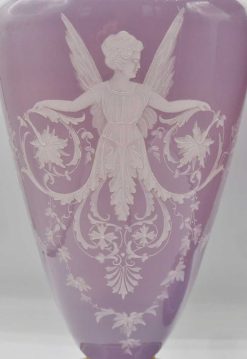 Verrerie, Cristallerie | Anne Besnard Paire De Vases En Opaline, Xixe Siecle