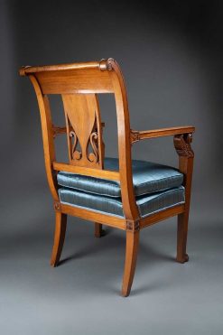 Directoire | Franck Baptiste Paris Paire De Fauteuils Par Jacob Freres, Paris Vers 1800