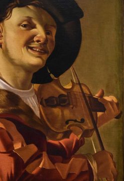 Louis Xiii | Antichità Castelbarco Joueur De Violon, Atelier De Hendrick Ter Brugghen (1588-1629)