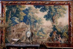 Tapisserie & Tapis | Méounes Antiquités Scene De Peche Bucolique - Tapisserie D'Aubusson Atelier De Jean Dumonteil