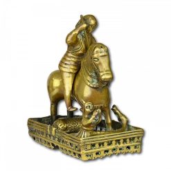 Art Sacre, Objets Religieux | Matthew Holder Groupe En Bronze De Saint Georges A Cheval, Europe Du Nord Milieu Du Xve Siecle