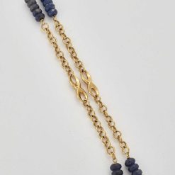 Bijouterie, Joaillerie | Joëlle Lasry Sautoir En Or, Lapis Lazuli Et Diamants Vers 1970