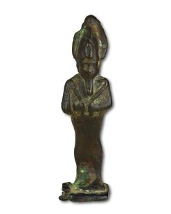 Archeologie | Matthew Holder Figure Votive En Bronze D'Osiris, Egypte Periode Tardive (Vers 713-332 Av. J.-C.)