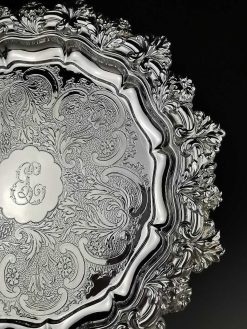 Argenterie Et Orfevrerie | L'orfèvrerie lyonnaise Odiot - Plat De Presentation En Argent 950, Paris 1819-38