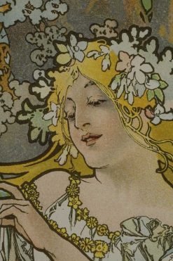 Gravures Anciennes | Galerie Tourbillon Les Saisons - Alphonse Mucha (1860-1939)