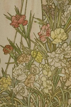 Gravures Anciennes | Galerie Tourbillon Les Fleurs - Alphonse Mucha (1860-1939)