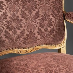 Regence | Laurent Chalvignac Paire De Larges Fauteuils Epoque Regence Xviiie Siecle