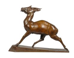 Art Deco | Galerie Nicolas Bourriaud Prost Maurice (1894-1967) Gazelle Tetracere (1932)