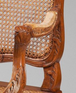 Louis Xv | Galerie Delvaille Importante Suite De Quatre Grands Fauteuils A La Reine