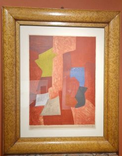 Gravures Anciennes | Castellino Fine Arts Composition Rouge, Jaune Et Bleu 1957 - Serge Poliakoff (1906 - 1969)