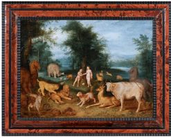 Louis Xiii | Galerie Nicolas Lenté Adam Et Eve Au Paradis, Atelier De Jan Brueghel Le Jeune (1601-1678)