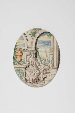 Xviiie Siecle | Subert Six Ambrogette (Plaques) En Faience, Antonio Africa Pavie (1693-1704)