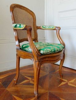 Louis Xv | GSLR Antiques Paire De Fauteuils Cannes Louis Xv - Estampille Sulpice Brizard