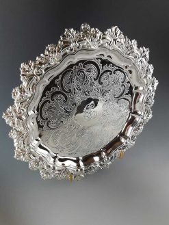 Argenterie Et Orfevrerie | L'orfèvrerie lyonnaise Odiot - Plat De Presentation En Argent 950, Paris 1819-38