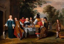 Xviie Siecle | Galerie FC Paris Banquet Dans Un Parc - Christoffel Jacobsz Van Der Laemen (1606-1651)