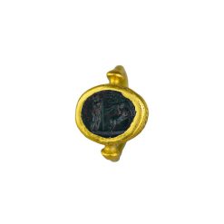 Archeologie | Matthew Holder Bague En Or Ancienne Sertie D'Une Intaille En Pierre De Sang 1Er Siecle