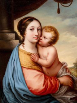 Louis-Philippe | Galerie Magdeleine Amelie Legrand De Saint-Aubin (1797 1878) - La Vierge Et L'Enfant-Jesus